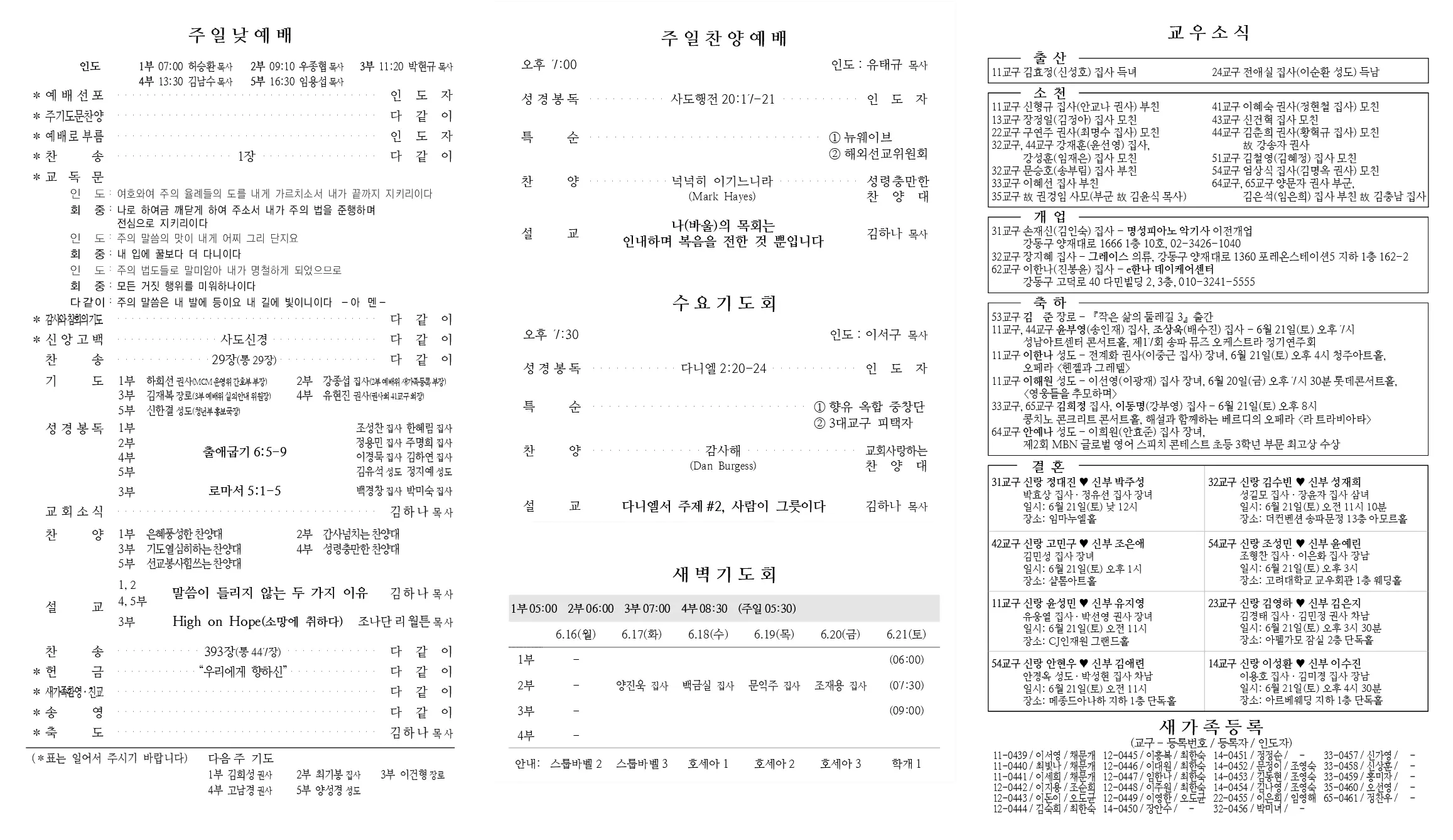 2025년 6월 15일 주보